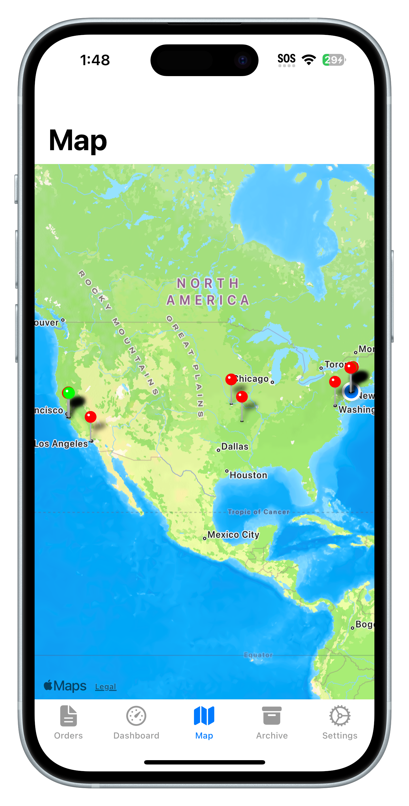 Map View